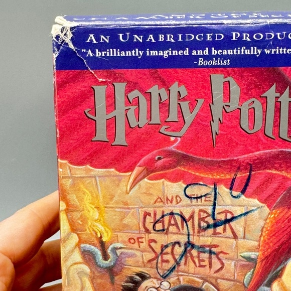 📚 Harry Potter Chamber of Secrets Jim Dale Audiobook 6 Cassette Tapes w/ Box - Picture 9 of 16